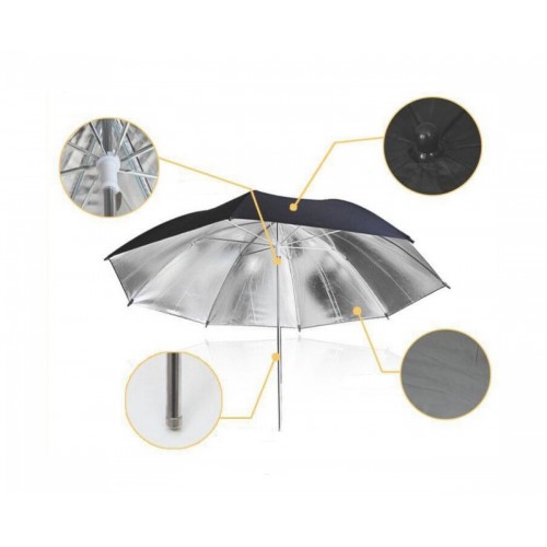 Dù Hắt sáng cho đèn flash 80cm Dù Hắt sáng cho đèn flash 80cm